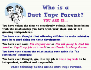 Duct tape pare...