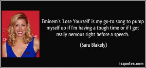 Eminem's 'Lose Yourself' is my go-to song to pump myself up if I'm ...