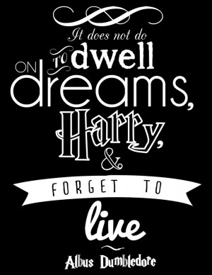 Albus Dumbledore Harry Potter Quote Printable. $2.99, via Etsy.
