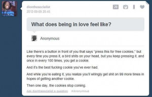 What does love feel like?