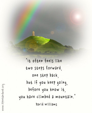 One step at a time quote