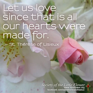 St. Therese Quotes | St. Therese Quote