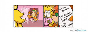 Comics Mario Princess Funny Peach Bowser Facebook Timeline Cover