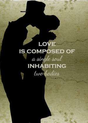 Kissing Silhouette Love Quote Instant by PursuingInspiration