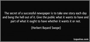 More Herbert Bayard Swope Quotes