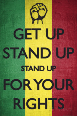 Get Up-Stand Up Poster