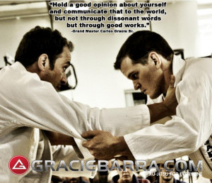 ... dissonant words but through good works.