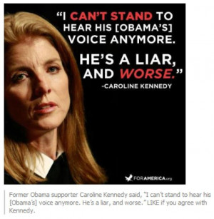 Caroline Kennedy on Barack Obama - Via Facebook