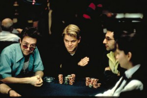 Edward Norton, Matt Damon, John Turturro in Rounders