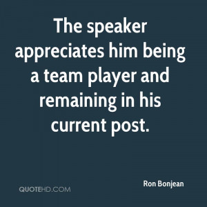 quotes about being a team player ron bonjean quotes quotehd