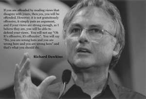 Richard Dawkins on people being offended by 