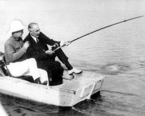 President Harding Fishing, 1922