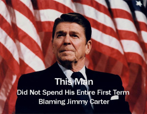 ronald reagan was a man a real man who did not blame jimmy carter for ...