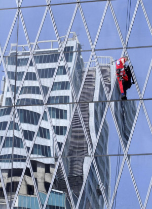 Alain Robert has already scaled more than 85 famous structures around