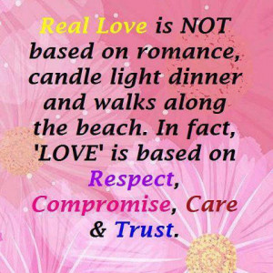 Real love is not