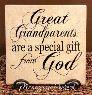 Great Grandparents Are A Special Gift From God Decorative Tile