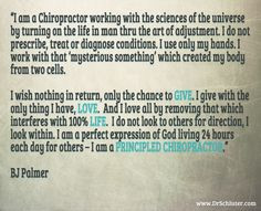 ... quote here --> http://www.drschluter.com/principled-chiropractor-tulsa