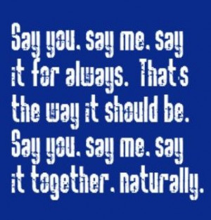 Lionel Richie - Say You Say Me - song lyrics, music lyrics, song ...