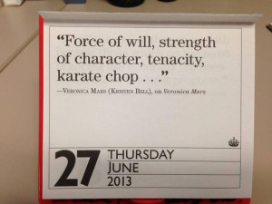 Quote of the Day calendar.