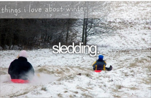 Things I love about winter