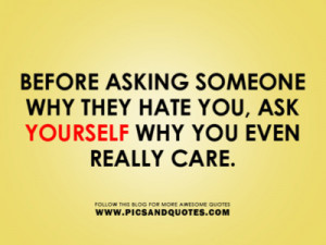 Why Do I Care Quotes