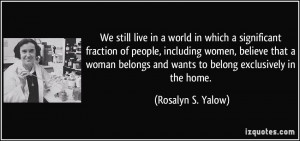 live in a world in which a significant fraction of people, including ...