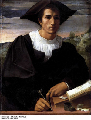 Franciabigio. Portrait of a Man , 1522.