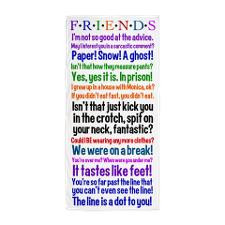 Friends TV Quotes Beach Towel for
