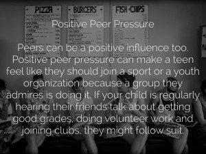Positive And Negative Peer Pressure Positive peer pressure peers