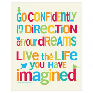 CafePress > Wall Art > Posters > Go Confidently Poster