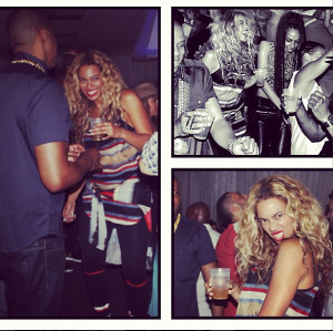 ... …: Beyonce’s Instagram Givenchy Men’s Spring 2014 Striped Look