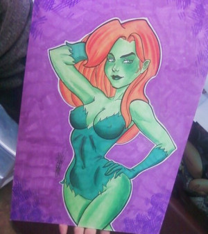 Poison Ivy Painted Jamiefayx