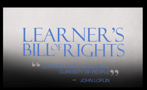 ... student s natural curiosity look closely at a learner s bill of rights