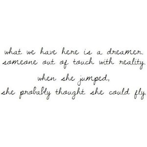 ... she jumped, she probably thought she could fly - The Virgin Suicides