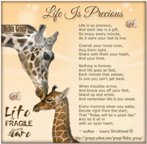 Life is precious