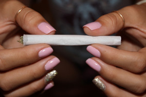 love girls cute Glitter dope blunt 420 girly classy Stoners mani