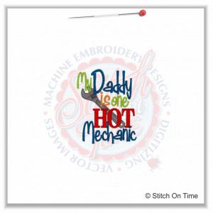 5233 sayings daddy hot mechanic 4x4 £ 1 70p stitch on time 4x4