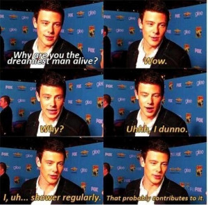 cory monteith, glee, quotes, rip
