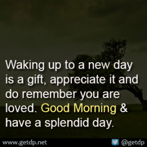 Today Is A New Day Quotes ~ Good morning beautiful world. its new day ...