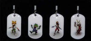 New Star Fox 64 3D GameStop Limited Edition Dog Tag Set