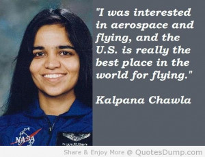 Kalpana Chawla Picture Quotes 3 kalpana chawla picture Quotes 3