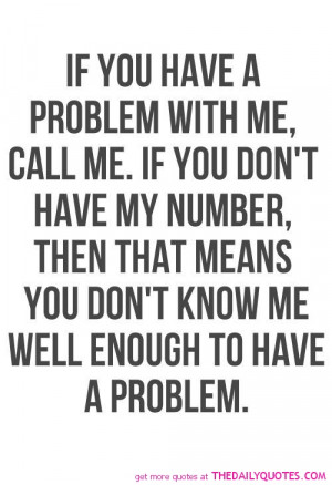 Problem With Me
