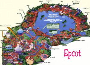 Disney Epcot Map