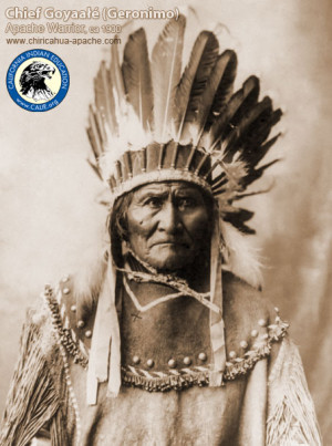 warrior geronimo apache goyaałé 1829 1909 chief geronimo