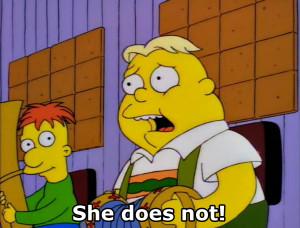 the simpsons queued post lisa simpson milhouse van houten lisa's date ...