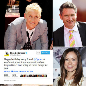 Funny Celebrity Tweets: Ellen, Olivia Wilde, Lena Dunham