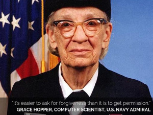 Grace Hopper, Computer Scientist, U.S. Navy Admiral