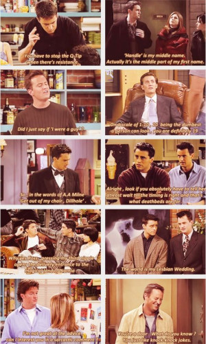 Chandler Bing Quotes - #Friends I'm so in love with him Chandler Bing ...