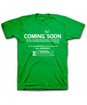 the coming soon christian t shirt celebrates that jesus is coming back ...