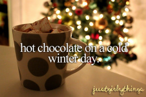 holiday, hot chocolate, pooh, quote, quotes, winter